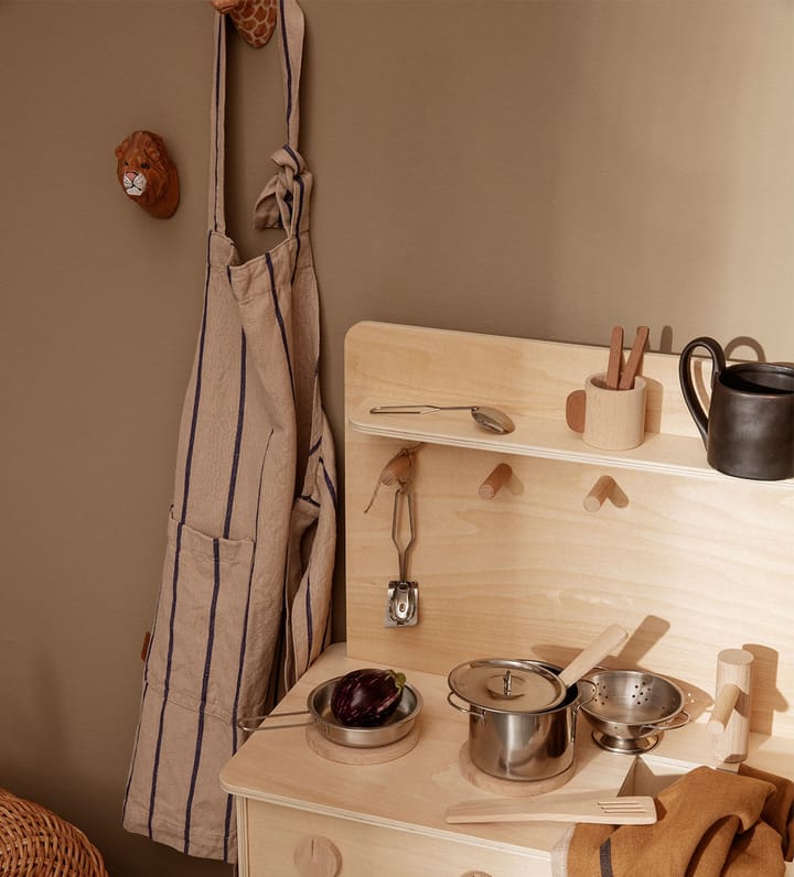 Hale Kinderschürze, Rosa-hellblau Ferm Living