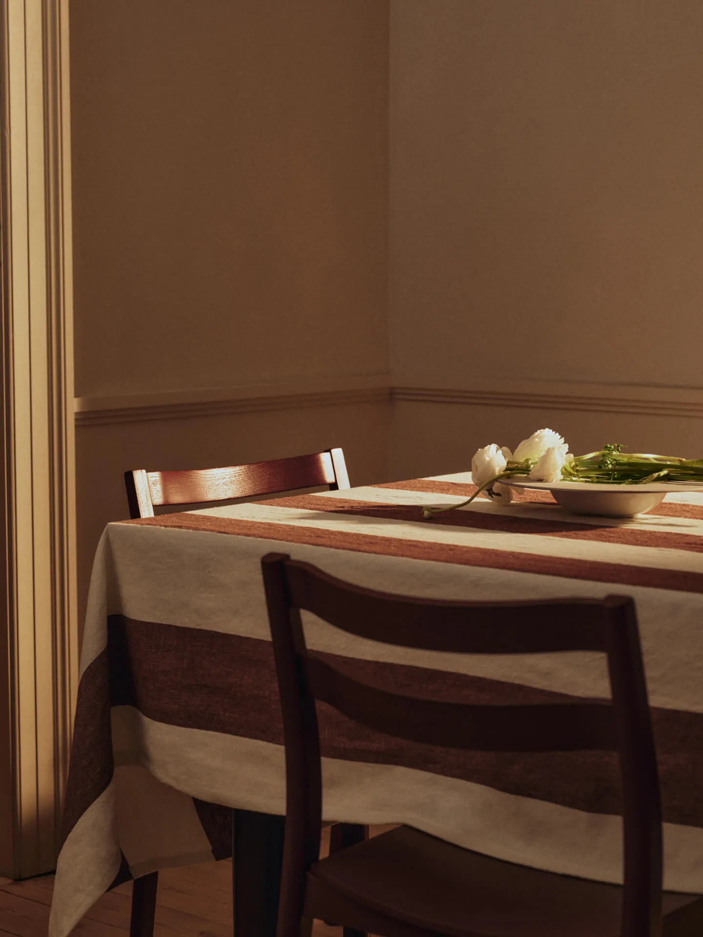 Hale Tischdecke, Chestnut-frosted lime, 150x240 cm Ferm Living