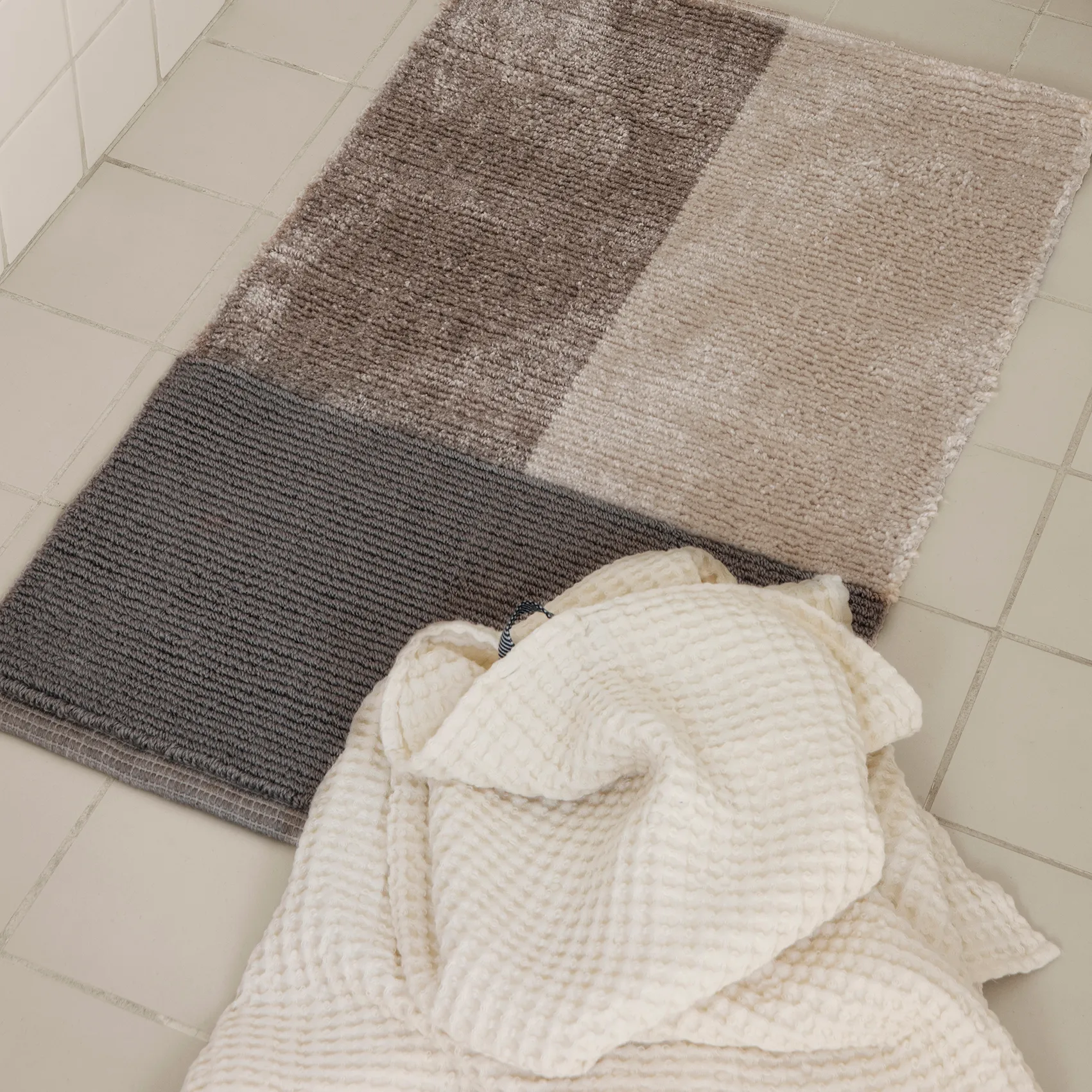 Handduk Ökologische Baumwolle off-white, 70 x 140cm Ferm Living