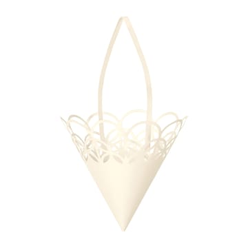 Hängender Weihnachtskegel Ø10cm 3er Pack - Off-white - Ferm Living