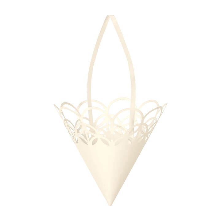 Hängender Weihnachtskegel Ø10cm 3er Pack, Off-white Ferm Living