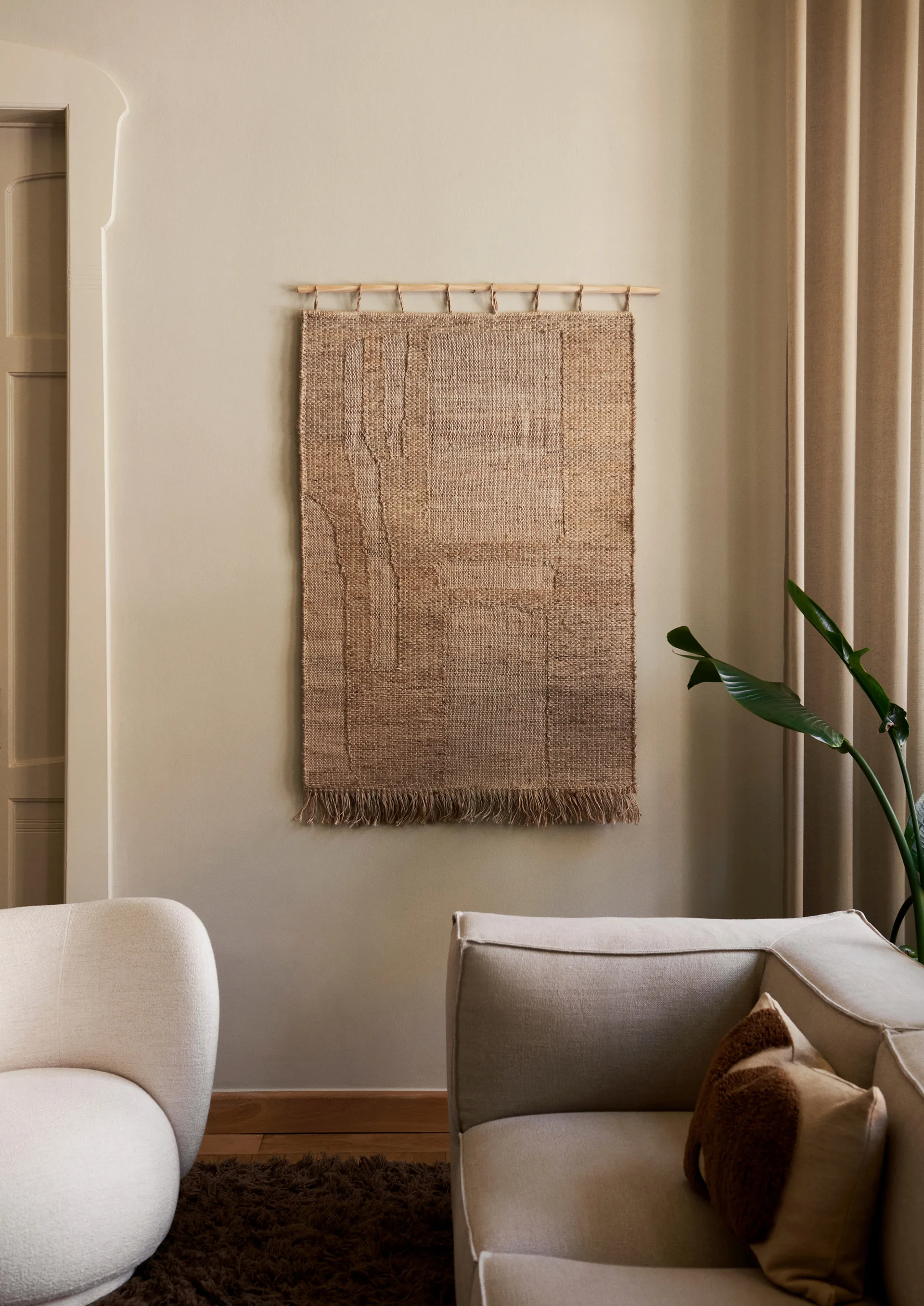 Harvest Wanddekoration 100 x 165cm, Natural Ferm Living