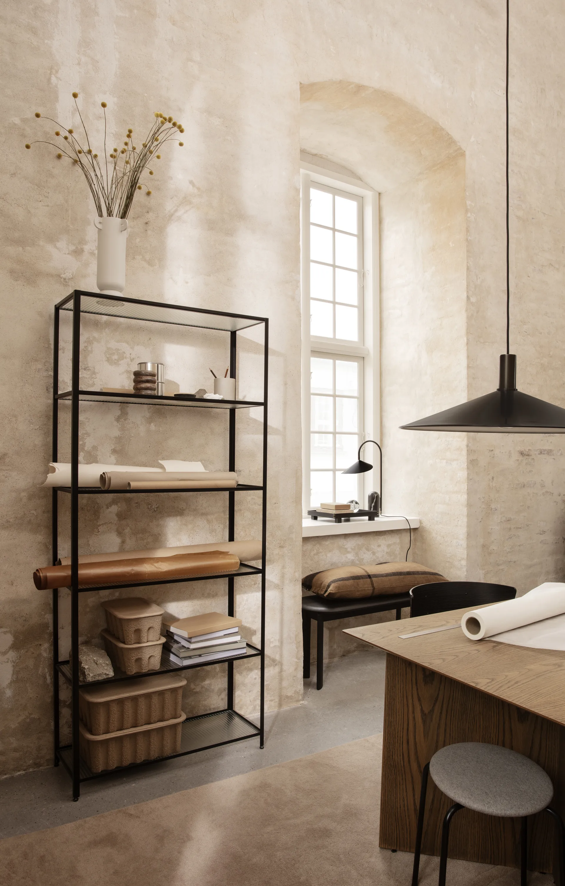 Haze Bücherregal, Black Ferm Living