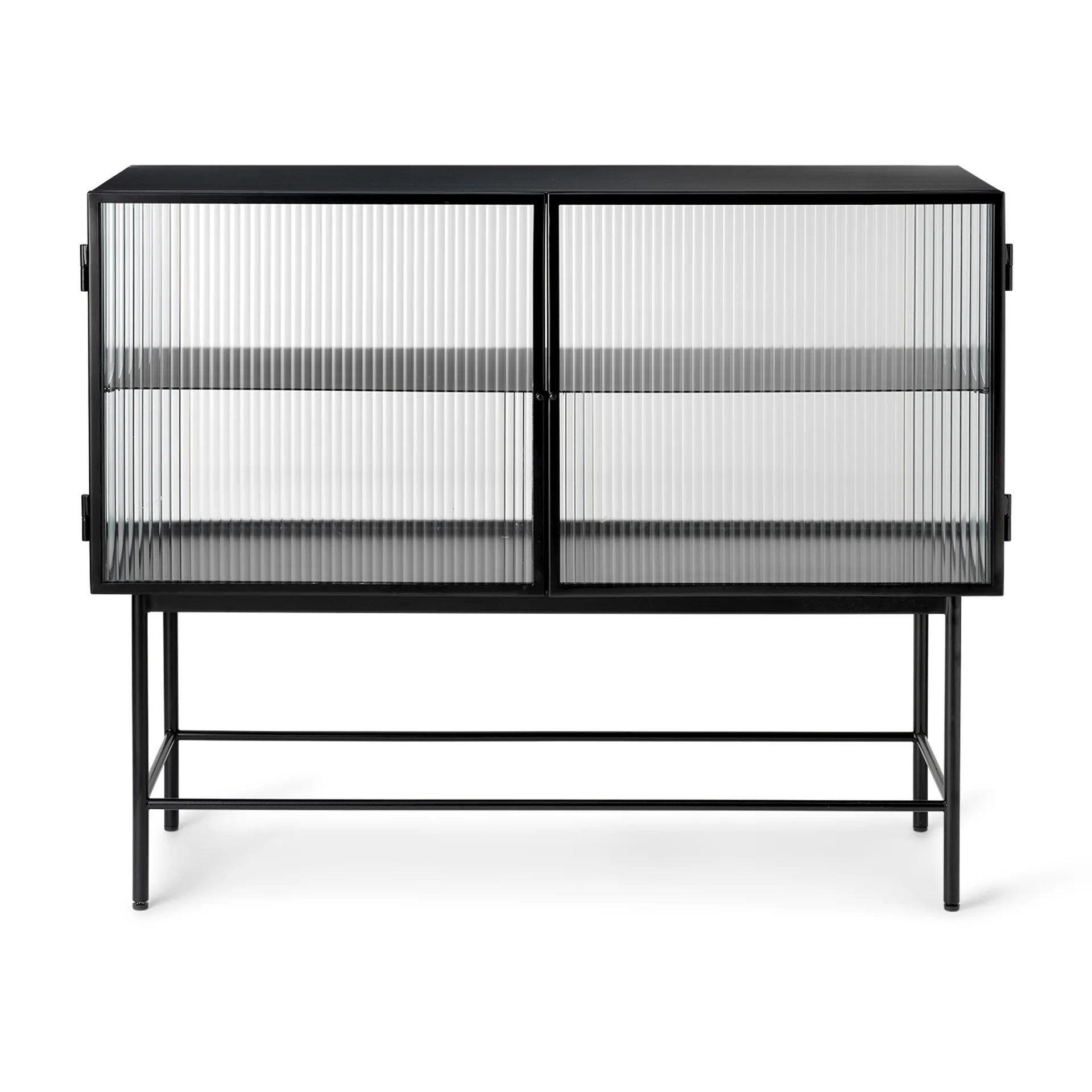Haze sideboard, Black-welliges Glas Ferm Living