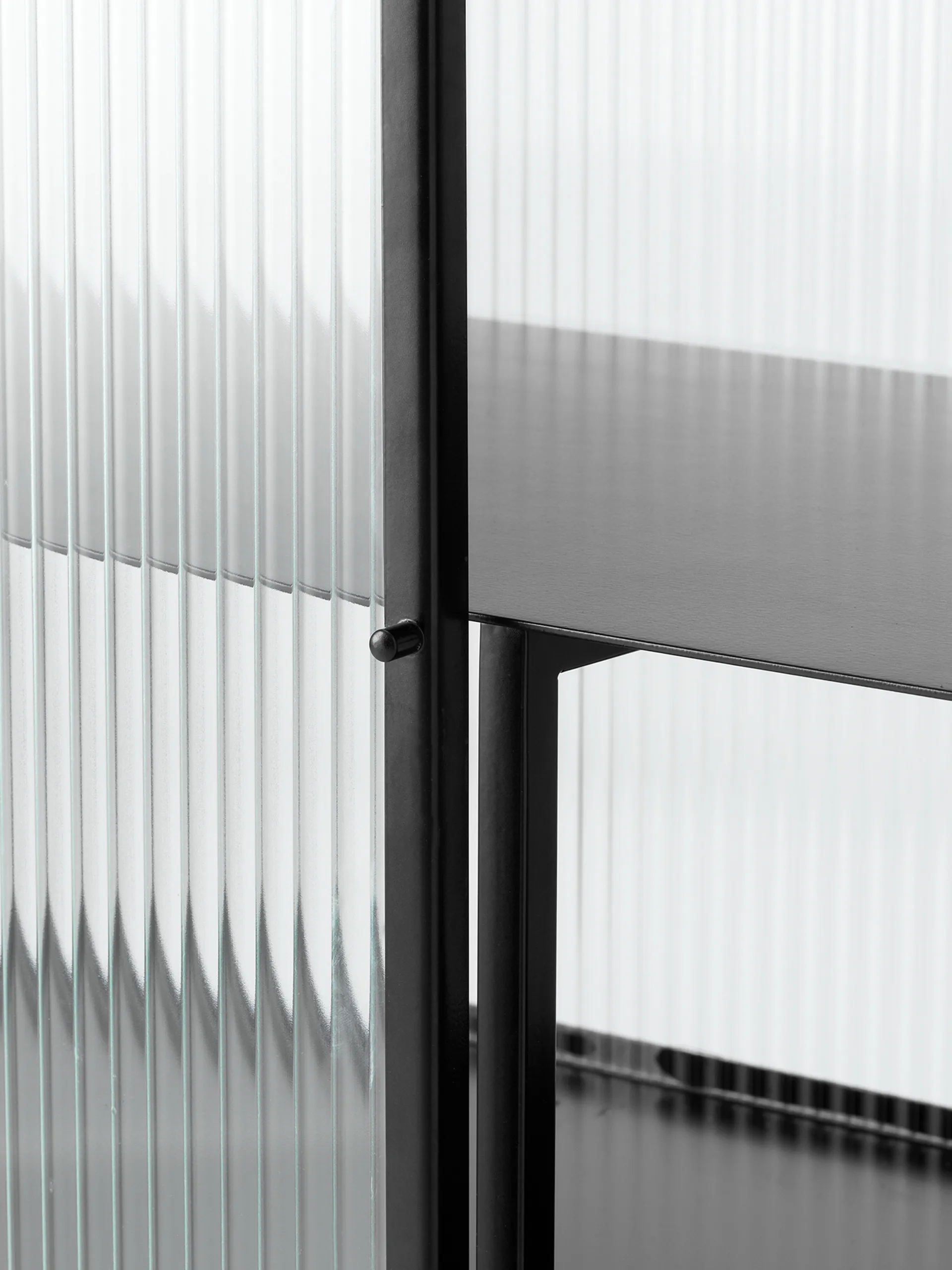 Haze sideboard, Black-welliges Glas Ferm Living