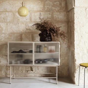 Haze sideboard - Cashmere, Glas wellig - ferm LIVING