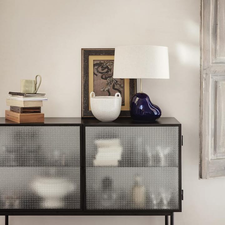 Haze sideboard - Cashmere, Glas wellig - ferm LIVING