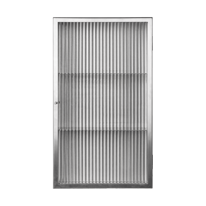 Haze Wandschrank - Reeded glass - stainless steel - Ferm Living