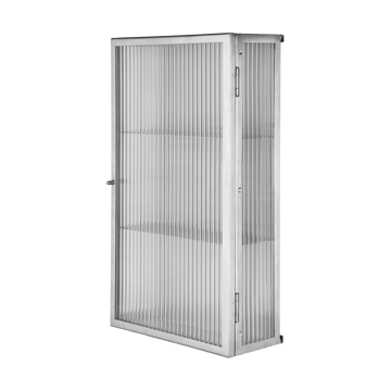 Haze Wandschrank - Reeded glass - stainless steel - Ferm Living