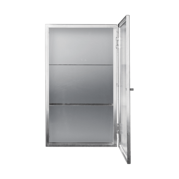 Haze Wandschrank - Reeded glass - stainless steel - Ferm Living
