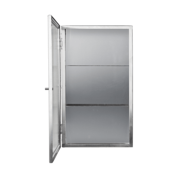 Haze Wandschrank - Reeded glass - stainless steel - Ferm Living
