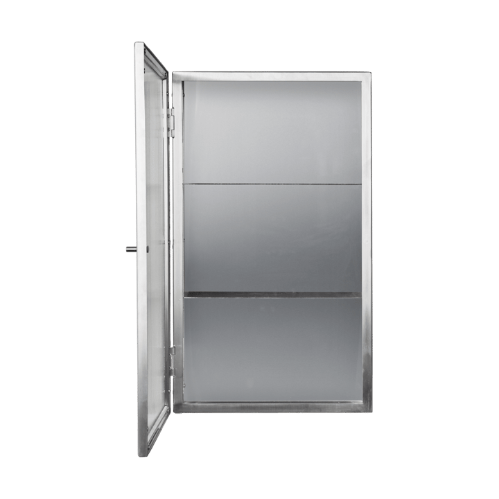 Haze Wandschrank, Reeded glass - stainless steel Ferm Living