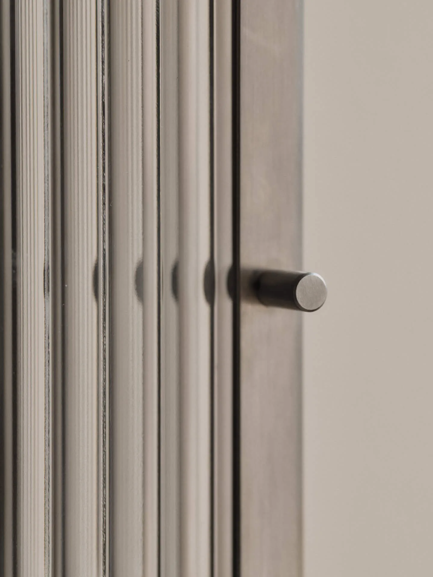 Haze Wandschrank, Reeded glass - stainless steel Ferm Living