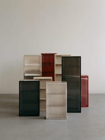 Haze Wandschrank - Reeded glass - stainless steel - Ferm Living