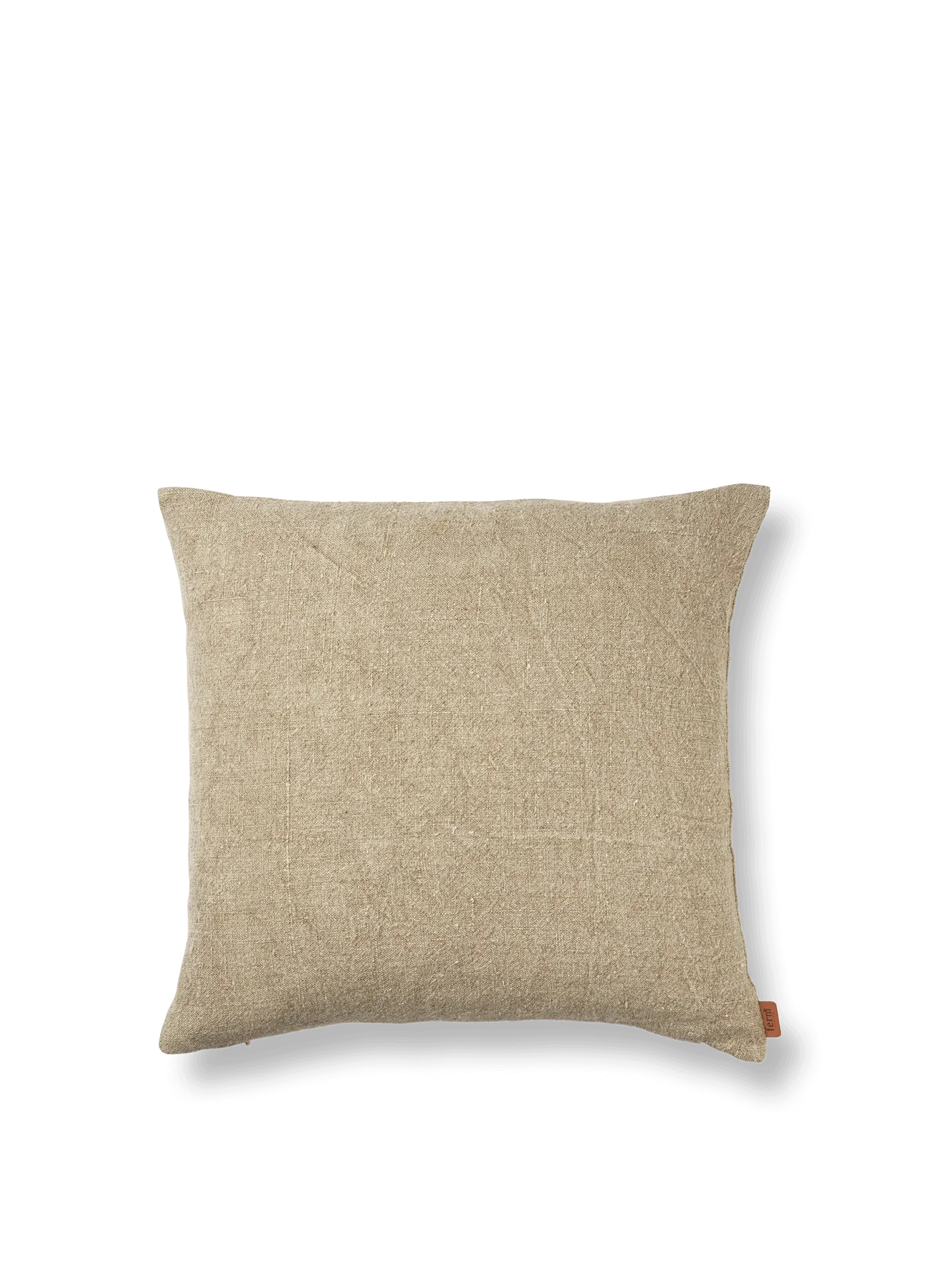 Heavy Kissenbezug 50x50 cm Leinen, Natur Ferm Living