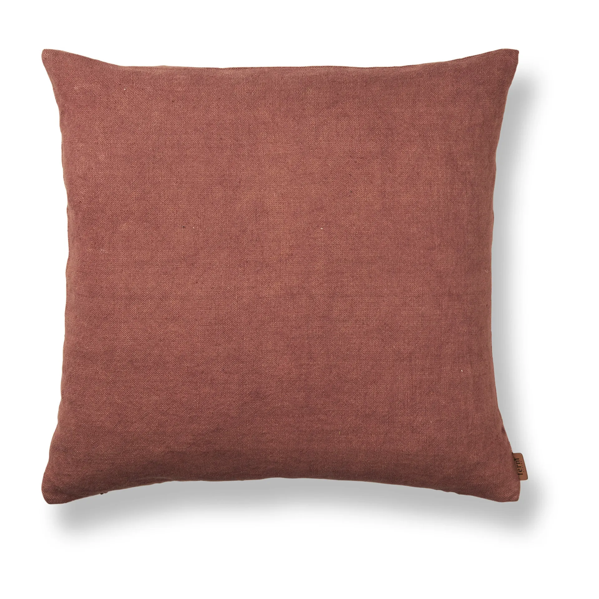 Heavy Linen Kissen 50 x 50cm, Berry Red Ferm Living