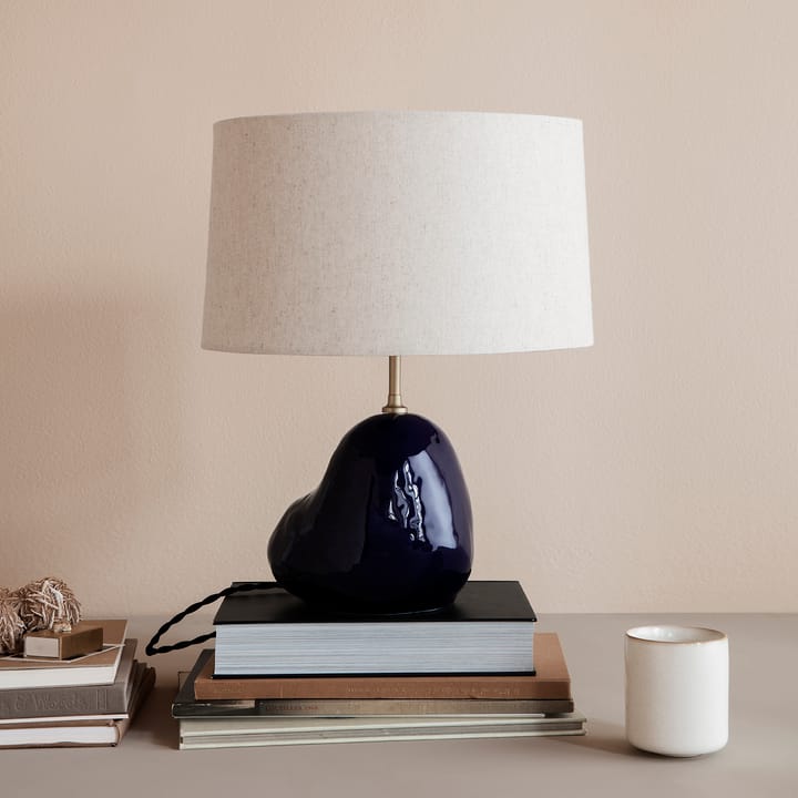 Hebe Lampenfuß small, Deep blue blank Ferm Living