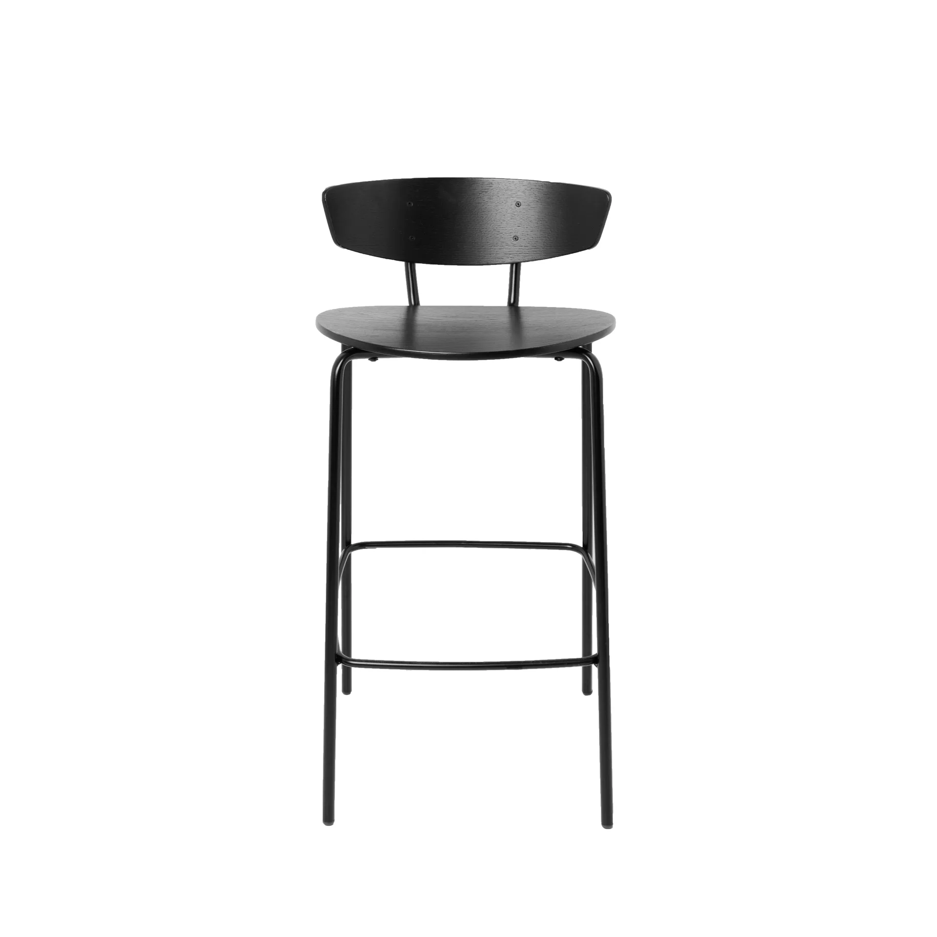 Herman Barstuhl niedrig, Schwarz Ferm Living