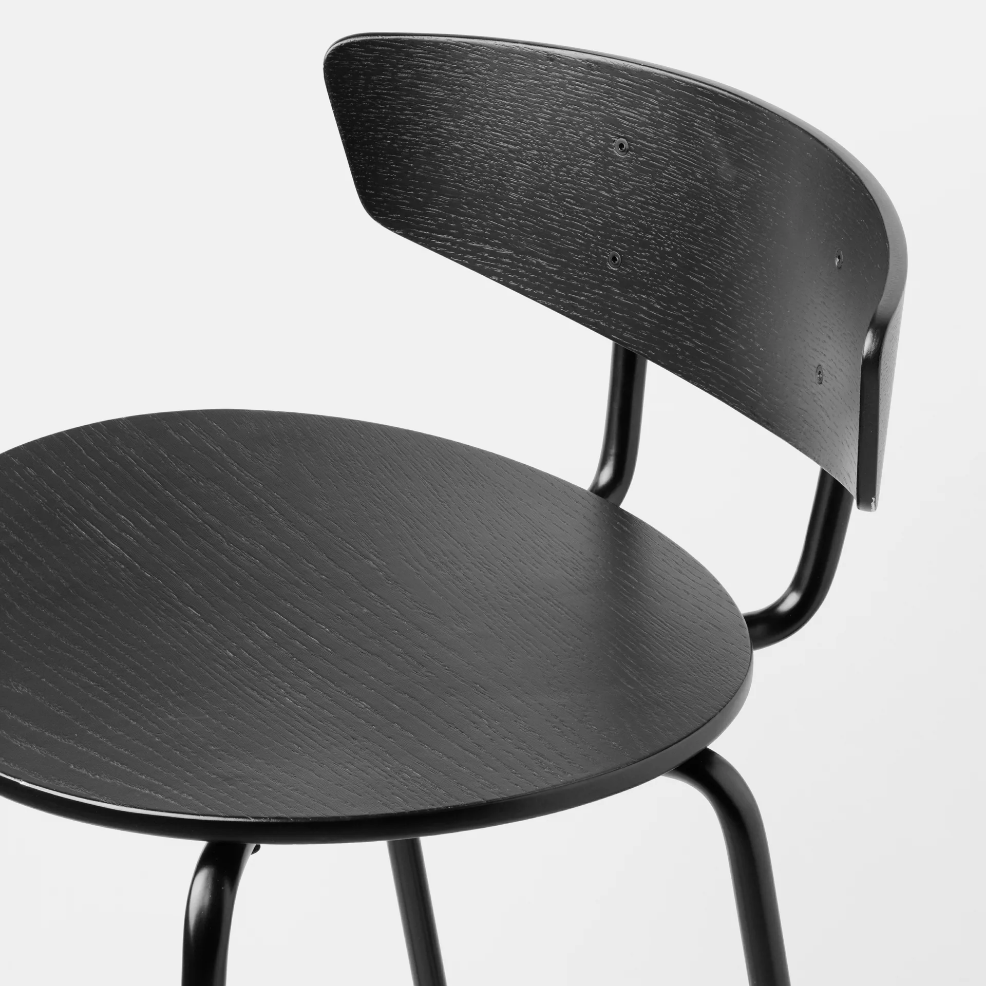 Herman Barstuhl niedrig, Schwarz Ferm Living