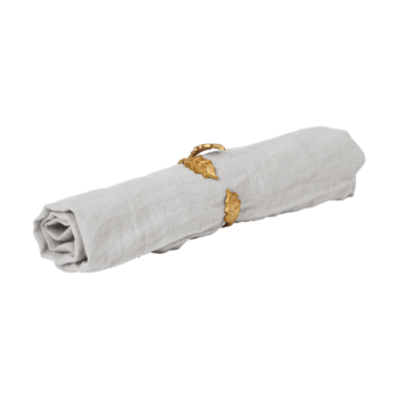 Holly leaf Serviettenring Ø5,3 cm 4er-Pack - Brass - Ferm Living