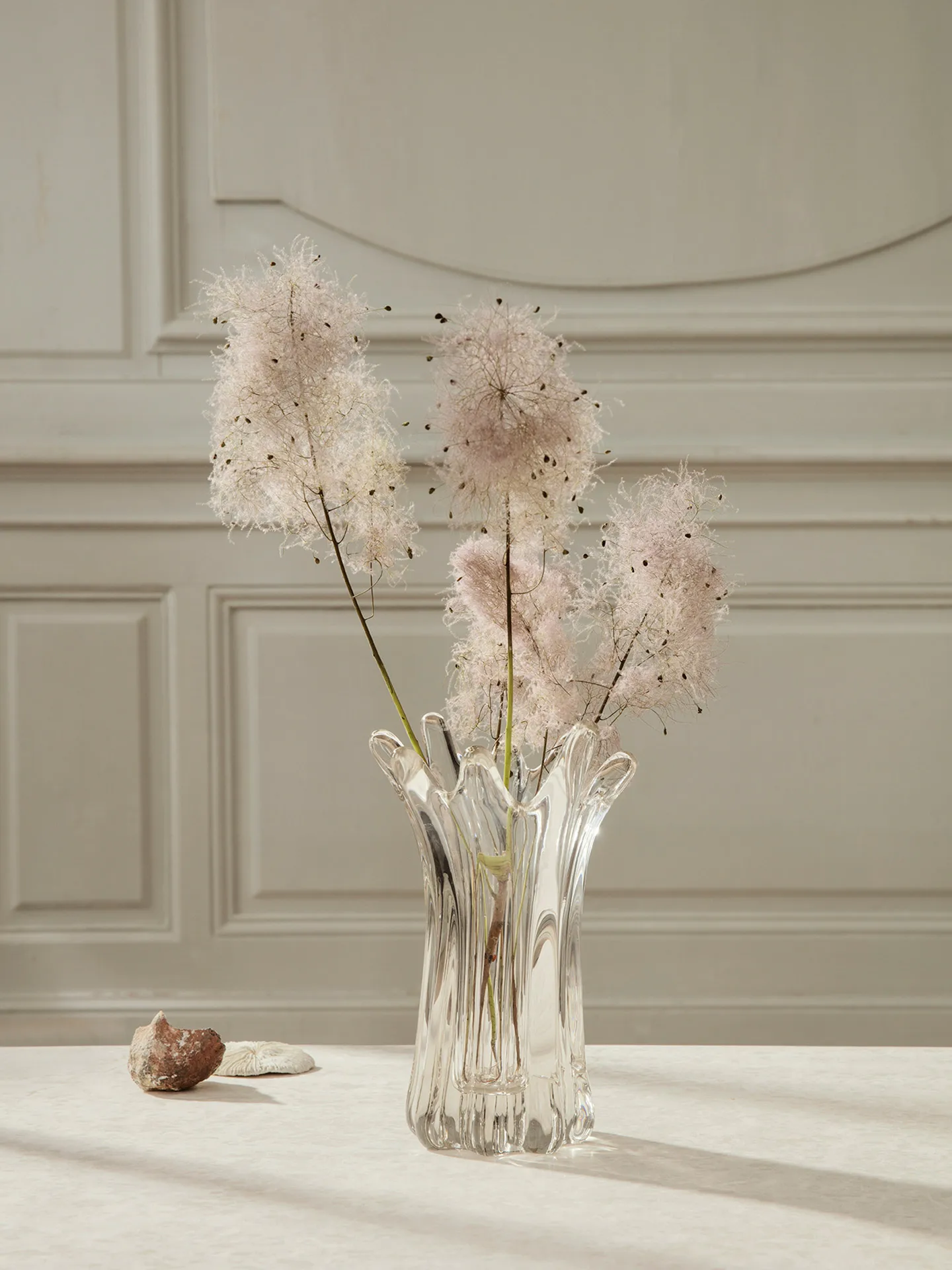 Holo Vase Ø15cm, Clear Ferm Living