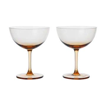 Host Cocktailglas 24 cl 2er Pack - Blush - Ferm Living