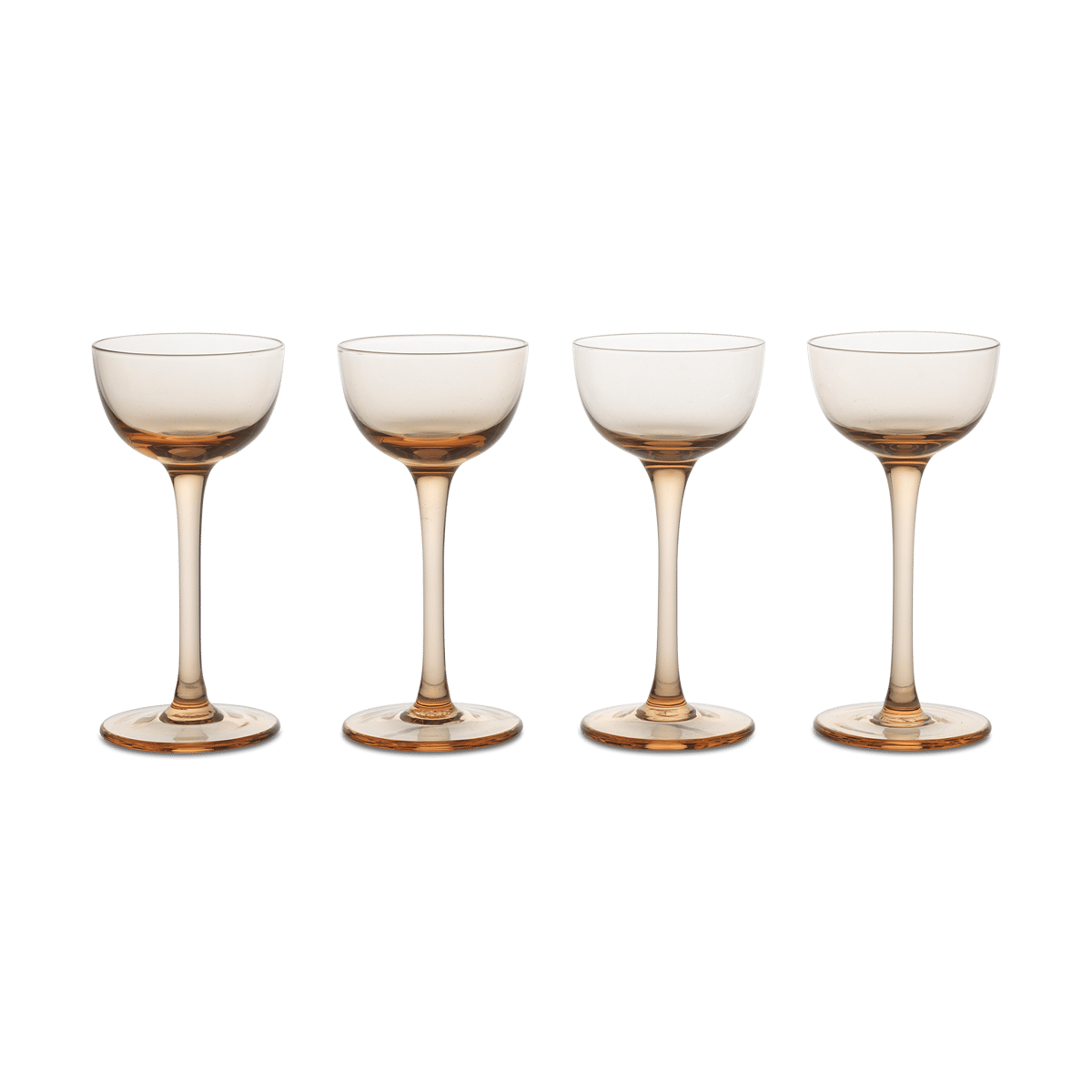 Ferm Living Host Likörglas 4er-Pack Blush