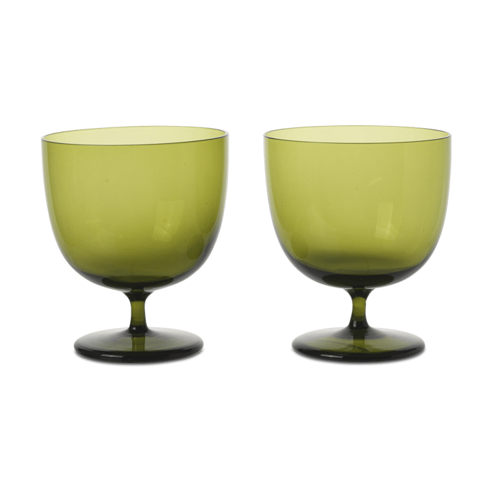 Host Wasserglas 20 cl 2er-Pack - Moss Green - ferm LIVING