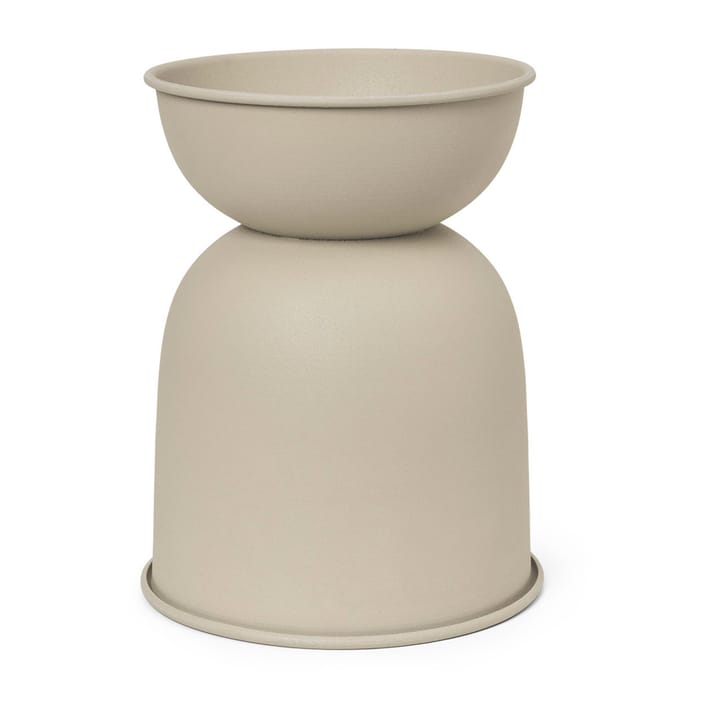 Hourglass Blumentopf extra small Ø21 cm - Cashmere - ferm LIVING