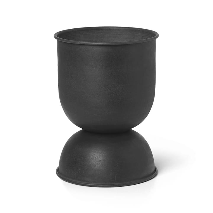 Hourglass Blumentopf extra small Ø21 cm - Schwarz-dunkelgrau - Ferm LIVING