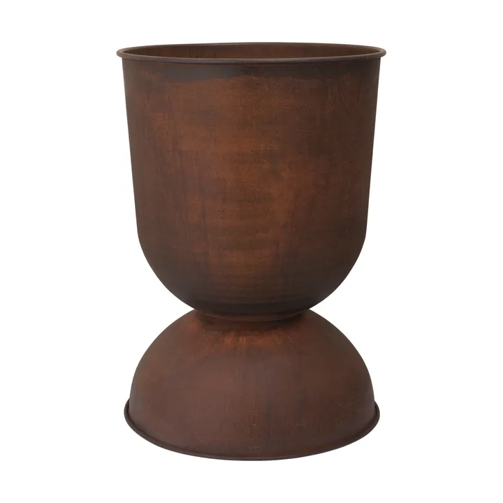 Hourglass Blumentopf groß Ø50 cm - Rost - Ferm Living