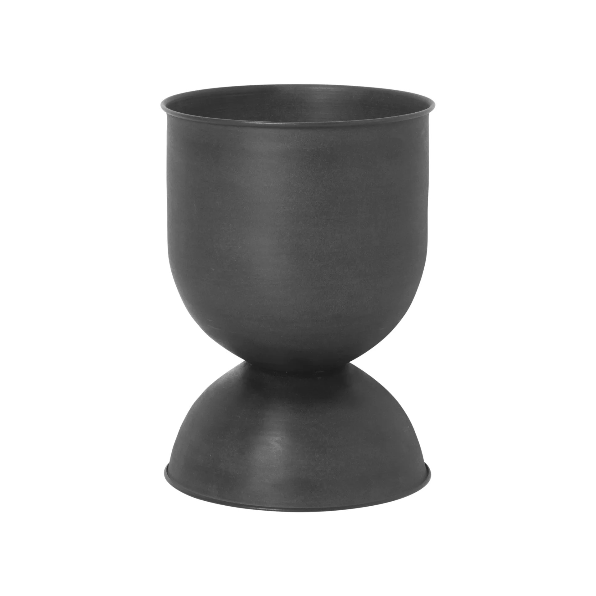 Hourglass Blumentopf klein Ø30 cm, Schwarz-dunkelgrau Ferm Living