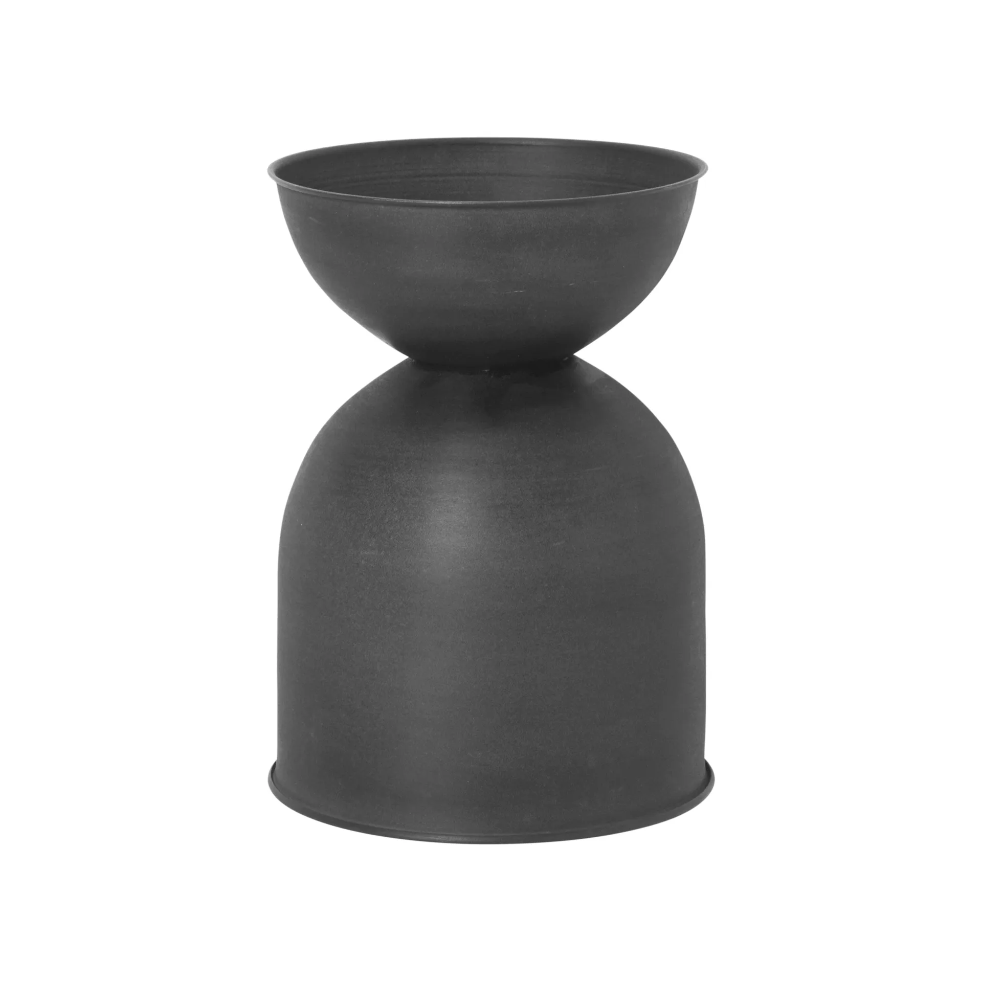 Hourglass Blumentopf klein Ø31 cm, Schwarz-dunkelgrau Ferm Living