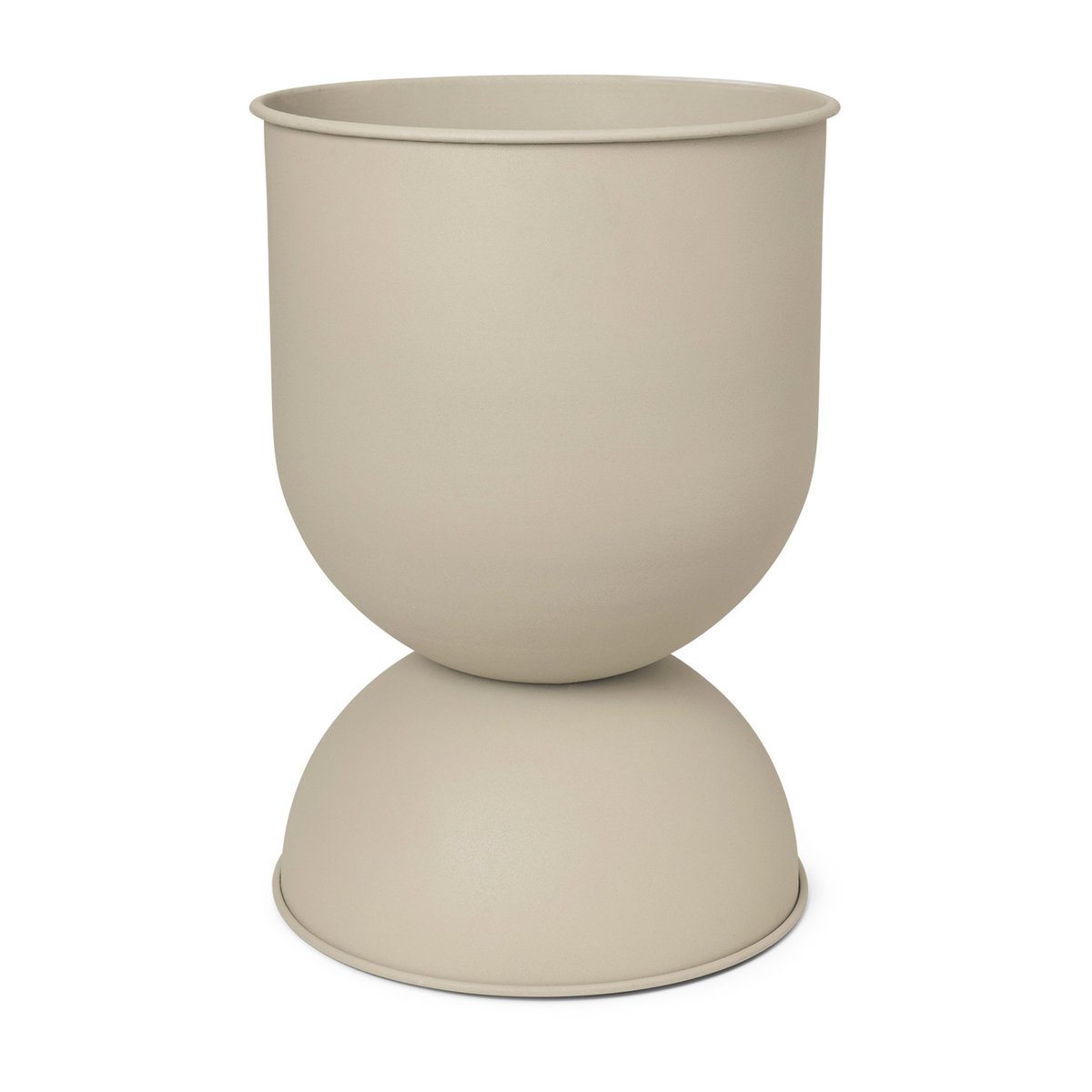 Ferm Living Hourglass Blumentopf medium Ø41 cm Cashmere