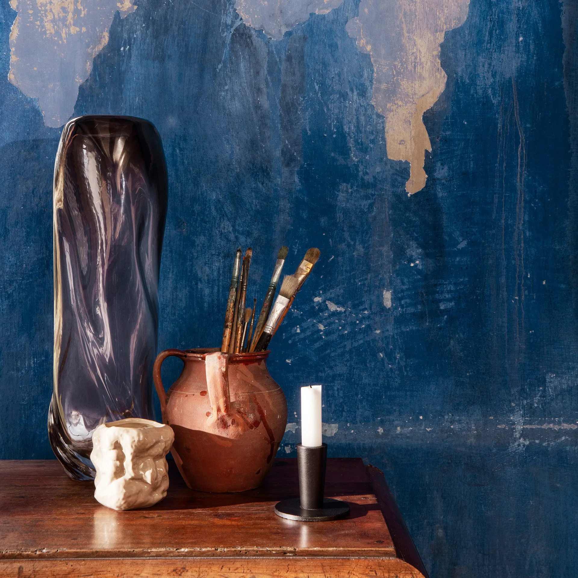 Hoy Kerzenhalter low 6,4cm, Schwarz Ferm Living