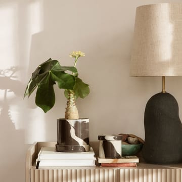 Inlay Verwahrungsdose Ø9,8cm - Sand-brown - Ferm Living
