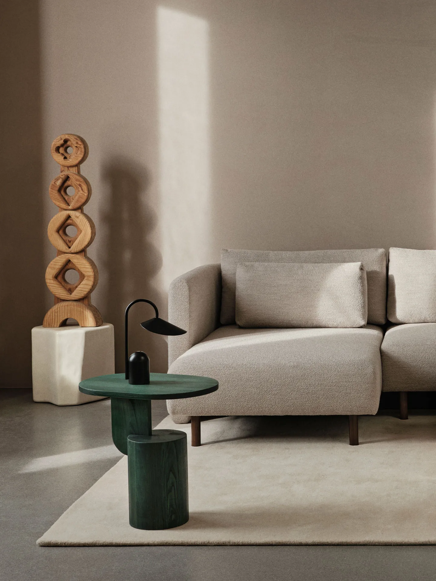 Insert Beistelltisch, Myrtle Green Stained Ferm Living