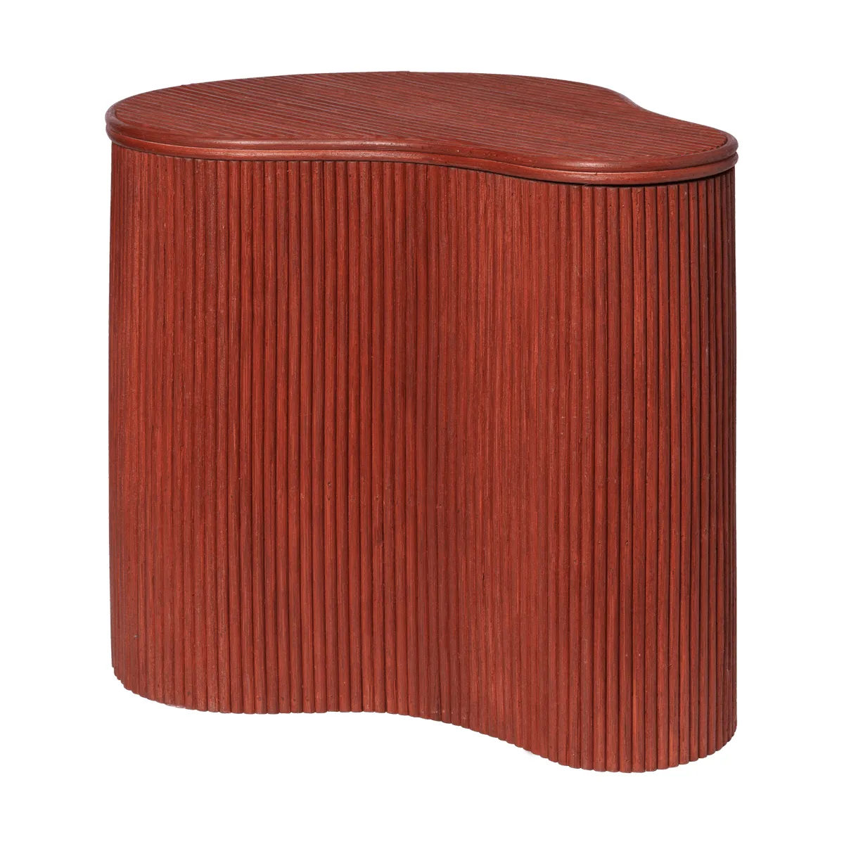 Isola Beistelltisch mit Ablage, Oxidrot Ferm Living