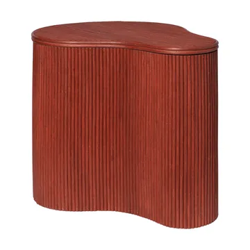 Isola Beistelltisch mit Ablage - Oxidrot - Ferm Living