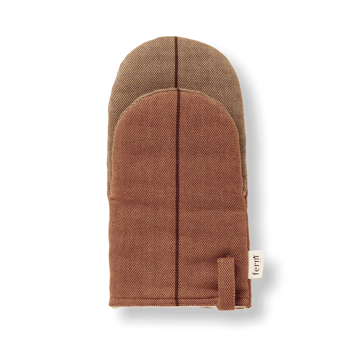 Ferm Living Ito Ofenhandschuh Hazel | Skandinavisches Design | Topflappen & Topfhandschuhe | Braun