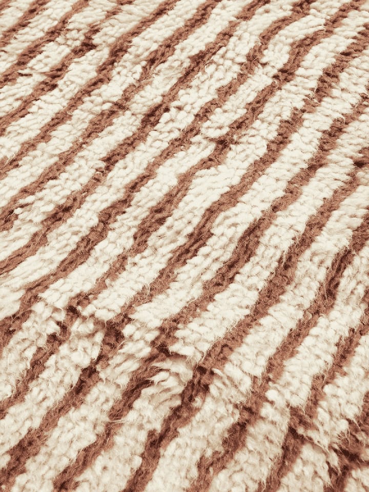Kami Teppich, Off white-red brown, 80x120 cm Ferm Living