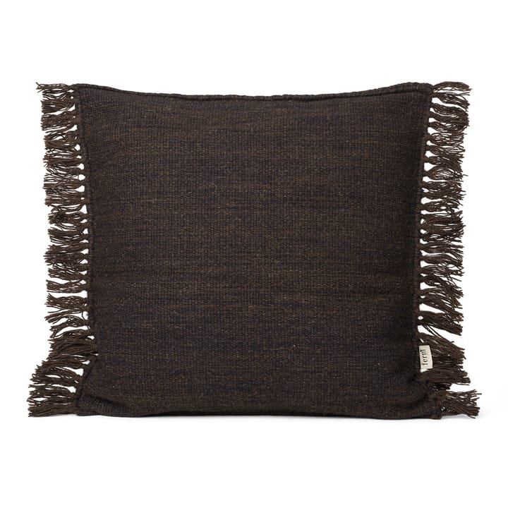 Kelim Kissen mit Franzen S 50 x 50cm, Dark melange Ferm Living