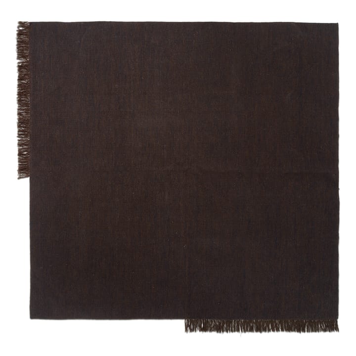 Kelim Teppich 240 x 240cm, Dark melange Ferm Living