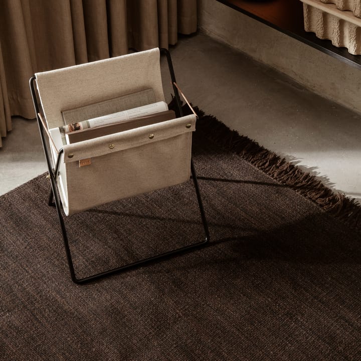 Kelim Teppich 240 x 240cm, Dark melange Ferm Living