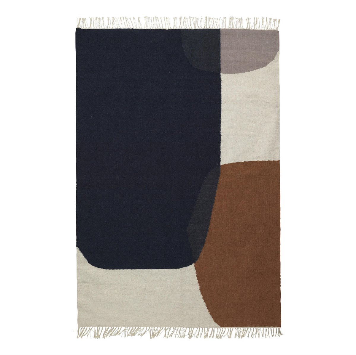 Ferm Living Kelim Teppich groß Merge