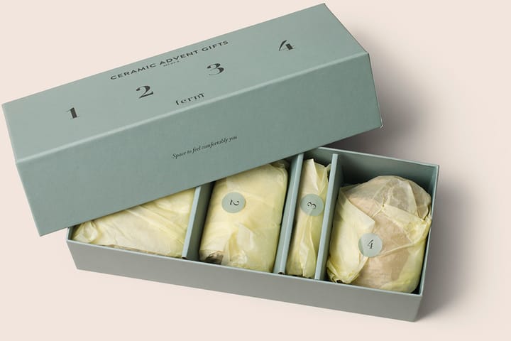 Keramik Adventsgeschenke 4 Teile., Multi Ferm Living
