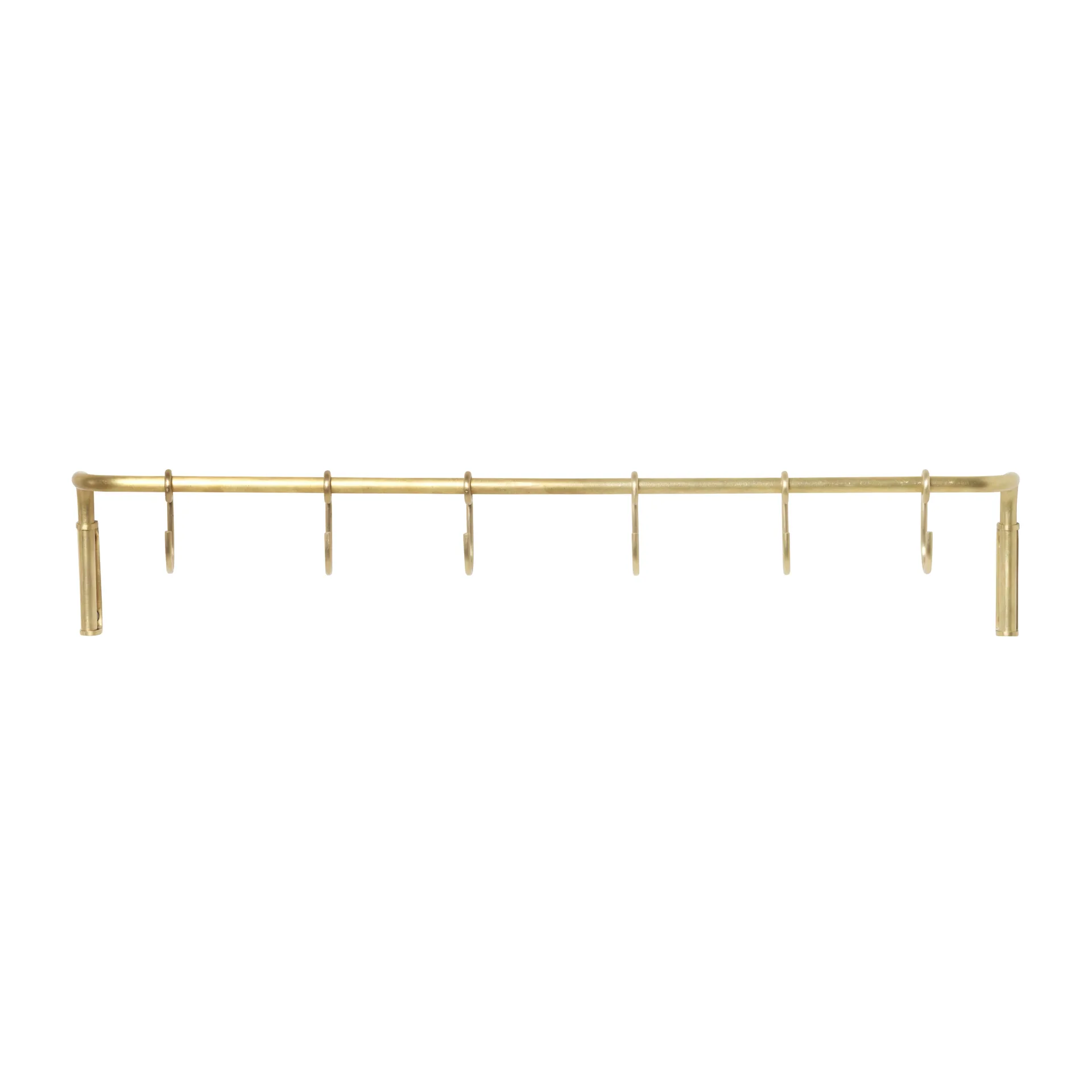 Kitchen Küchenstange mit 6 st Haken, Messing Ferm Living