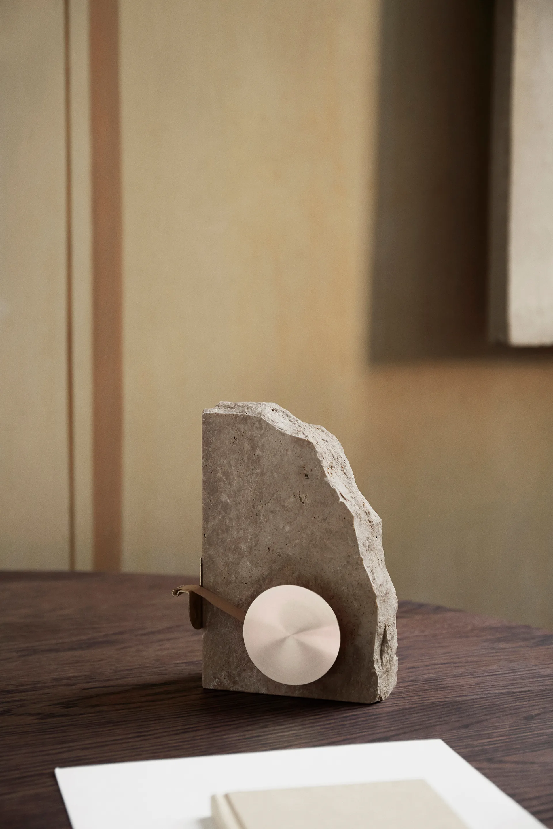 Klint Klebebandhalter 11,6 x 17cm, Beige travertin Ferm Living