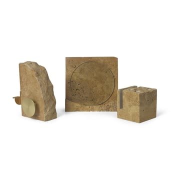 Klint Klebebandhalter 11,6 x 17cm - Beige travertin - Ferm Living
