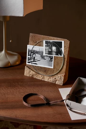 Klint Rahmen 18 x 18cm - Beige travertin - Ferm Living